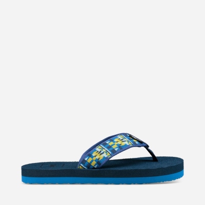 Teva Mush II - Kids' Teva Hiking Sandals - Blue | India (JABD51398)